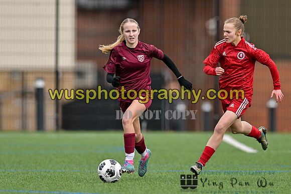 20240302-123459A Welling United Academy Girls U16 v West Ham United Performance Girls U16
