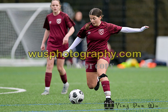 20240302-123539 Welling United Academy Girls U16 v West Ham United Performance Girls U16