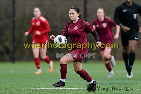 20240302-124207 Welling United Academy Girls U16 v West Ham United Performance Girls U16