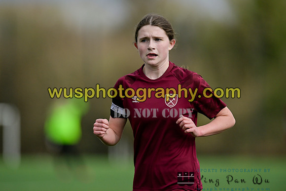 20240302-124346B Welling United Academy Girls U16 v West Ham United Performance Girls U16
