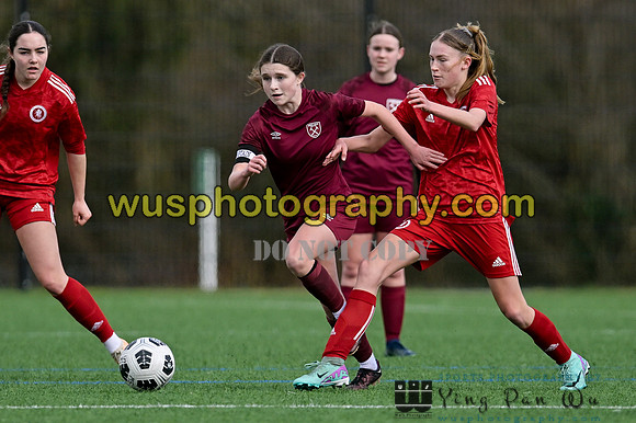 20240302-124839 Welling United Academy Girls U16 v West Ham United Performance Girls U16