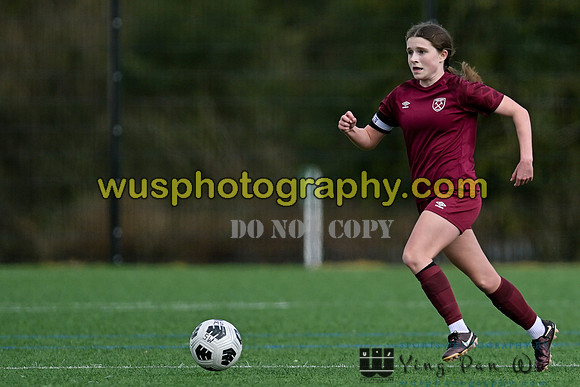 20240302-124840 Welling United Academy Girls U16 v West Ham United Performance Girls U16