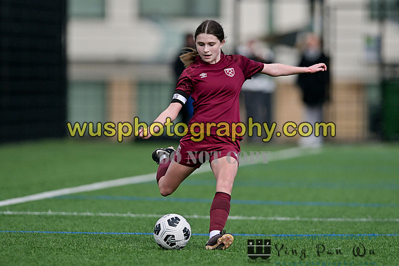 20240302-125005 Welling United Academy Girls U16 v West Ham United Performance Girls U16