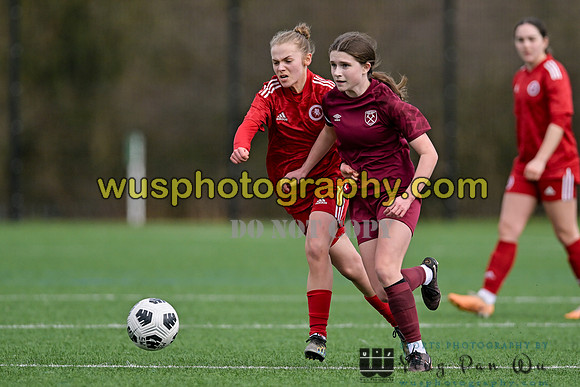 20240302-125048A Welling United Academy Girls U16 v West Ham United Performance Girls U16