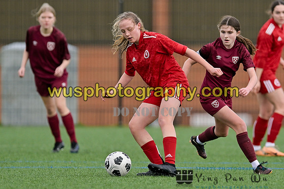 20240302-125402 Welling United Academy Girls U16 v West Ham United Performance Girls U16