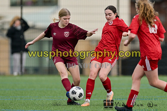 20240302-125411 Welling United Academy Girls U16 v West Ham United Performance Girls U16