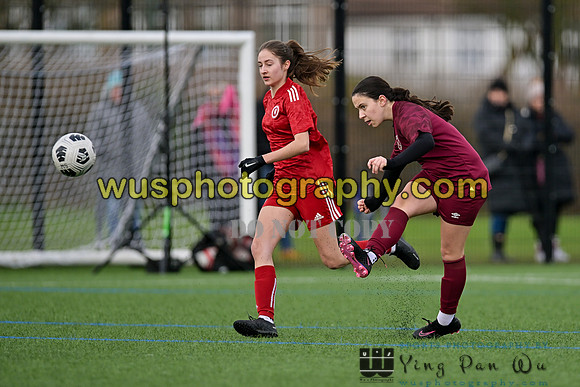 20240302-130507B Welling United Academy Girls U16 v West Ham United Performance Girls U16