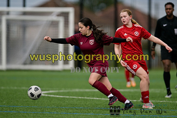 20240302-130803 Welling United Academy Girls U16 v West Ham United Performance Girls U16