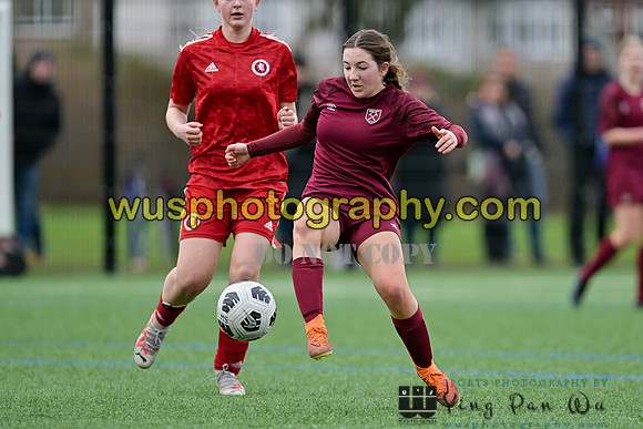20240302-131721 Welling United Academy Girls U16 v West Ham United Performance Girls U16