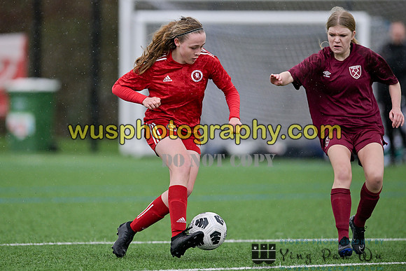 20240302-132640 Welling United Academy Girls U16 v West Ham United Performance Girls U16