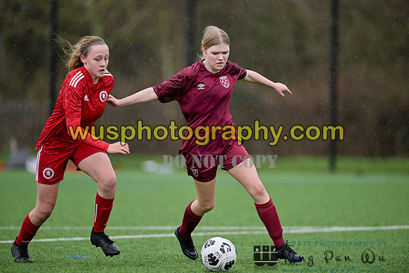 20240302-132641A Welling United Academy Girls U16 v West Ham United Performance Girls U16