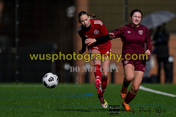 20240302-133502C Welling United Academy Girls U16 v West Ham United Performance Girls U16