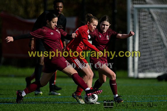 20240302-134335 Welling United Academy Girls U16 v West Ham United Performance Girls U16