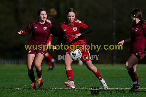 20240302-134532 Welling United Academy Girls U16 v West Ham United Performance Girls U16