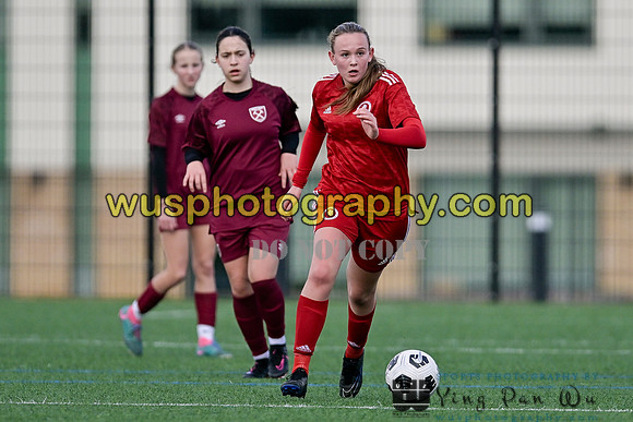 20240302-135719 Welling United Academy Girls U16 v West Ham United Performance Girls U16