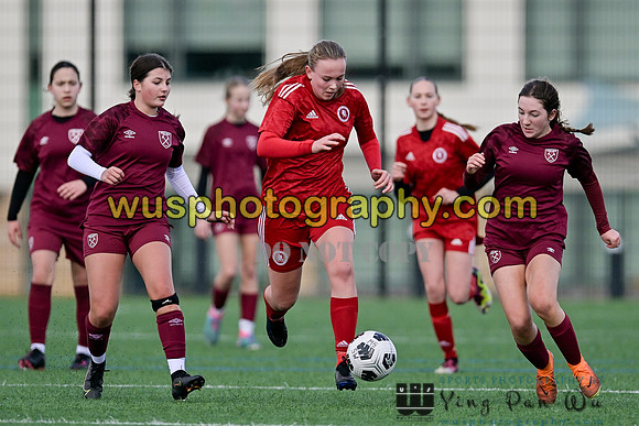 20240302-135720A Welling United Academy Girls U16 v West Ham United Performance Girls U16