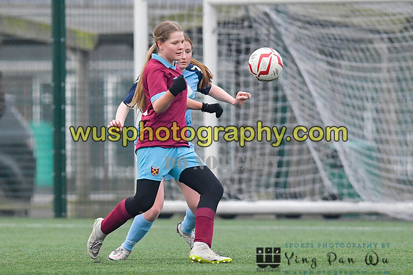 20220115-150836 West Ham United Performance Girls U16 v London City Lionesses U16