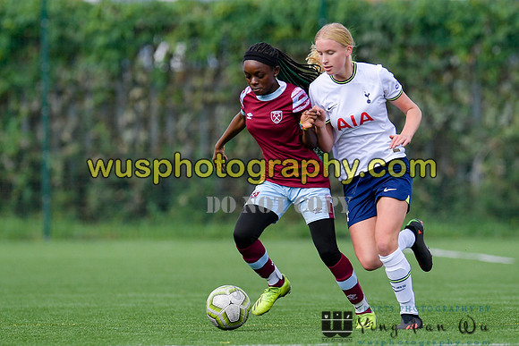20220924-103309C West Ham United Academy Girls U15 v Tottenham Hotspur Women FC Academy U15
