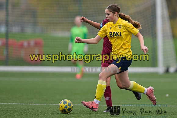 20241109-103902A West Ham United Performance Claret Girls U14 v Oxford United Girls U14