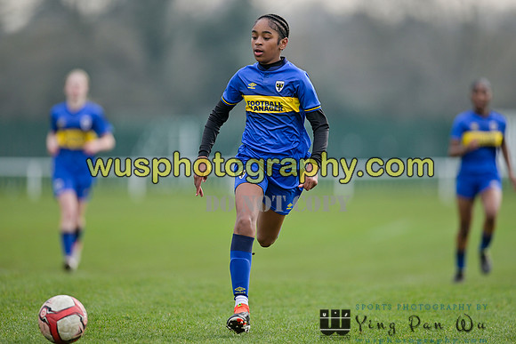 20240309-142323B Welling United Academy Girls U15 v AFC Wimbledon Girls U15