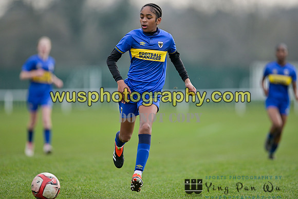 20240309-142323C Welling United Academy Girls U15 v AFC Wimbledon Girls U15