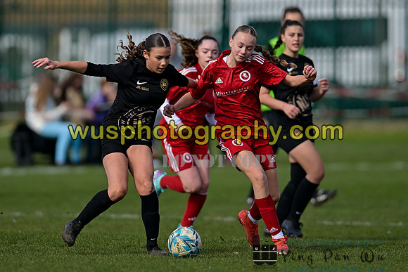 20240309-122433B Welling United Academy Girls U14 v New Level Soccer Academy Girls U14