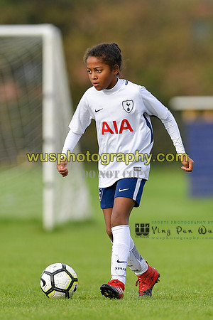 20171028-103921-2 Tottenham Hotspur Girls U11 v St Albans City Youth Girls U11 South