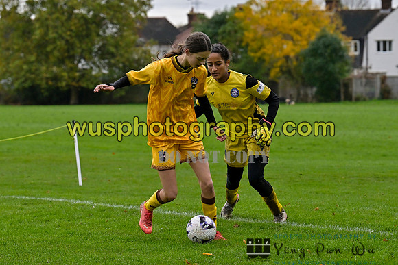 20241102-124823 Sutton United Girls U13 v Hartland Girls Academy U13