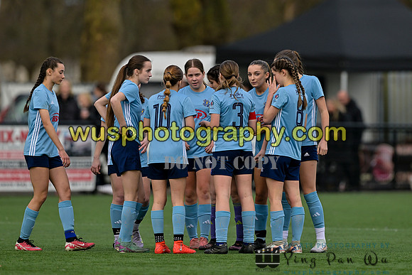 20250316-161200 Cray Wanderers Youth FC Girls U15 v Hashtag United Girls U15