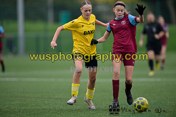 20241109-104321A West Ham United Performance Claret Girls U14 v Oxford United Girls U14