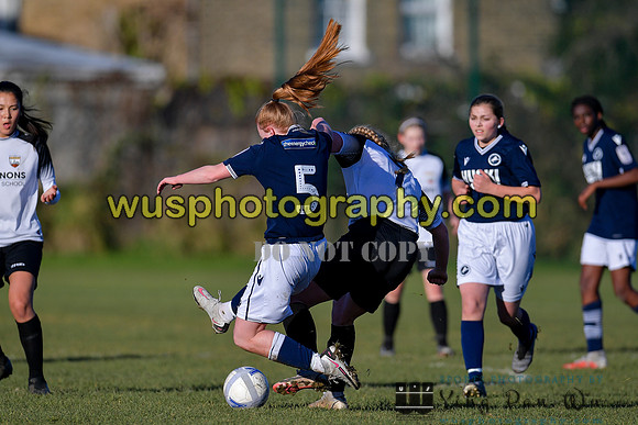 20211204-104436 Millwall Lionesses U16 v London Bees Academy U16