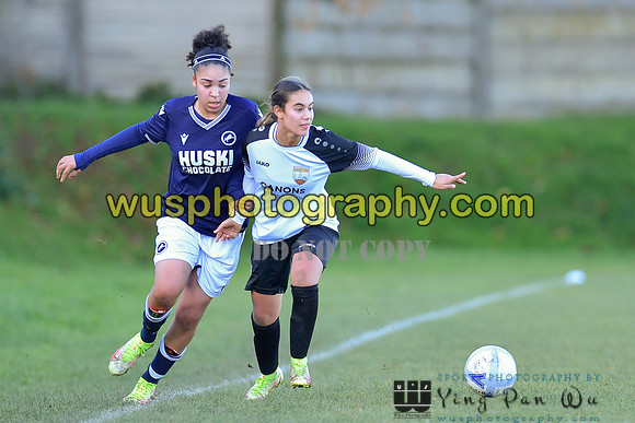 20211204-105015 Millwall Lionesses U16 v London Bees Academy U16