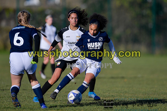 20211204-110426 Millwall Lionesses U16 v London Bees Academy U16