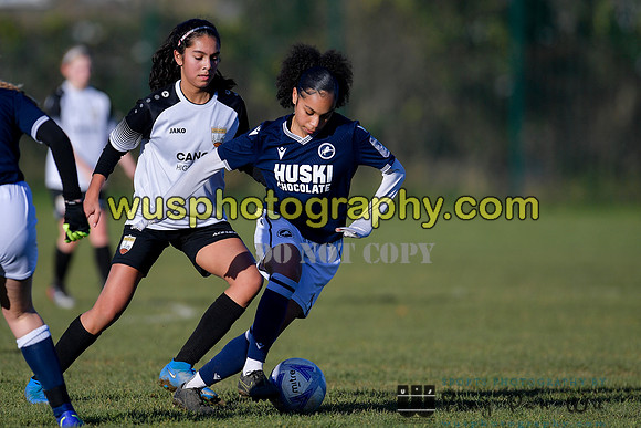 20211204-110426A Millwall Lionesses U16 v London Bees Academy U16