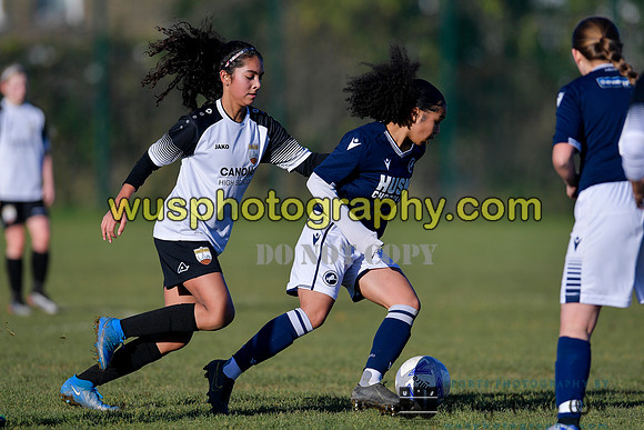 20211204-110426B Millwall Lionesses U16 v London Bees Academy U16