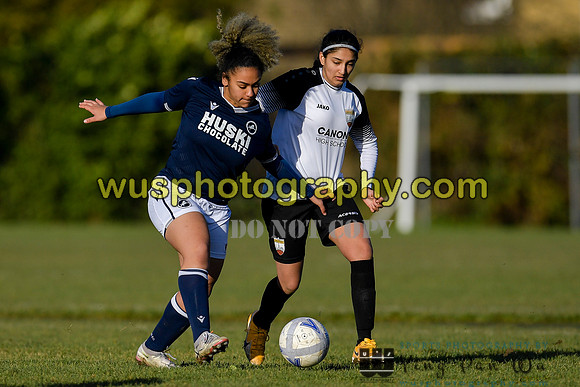 20211204-112455 Millwall Lionesses U16 v London Bees Academy U16