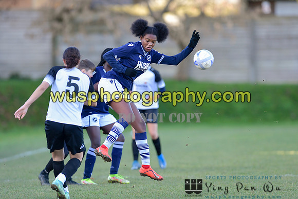 20211204-112919 Millwall Lionesses U16 v London Bees Academy U16
