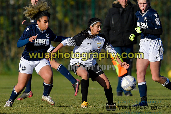 20211204-113105 Millwall Lionesses U16 v London Bees Academy U16