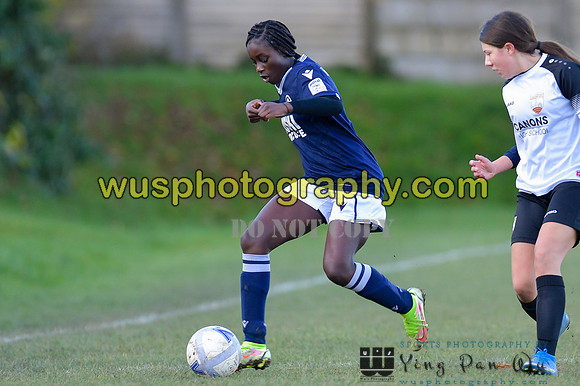 20211204-113321 Millwall Lionesses U16 v London Bees Academy U16