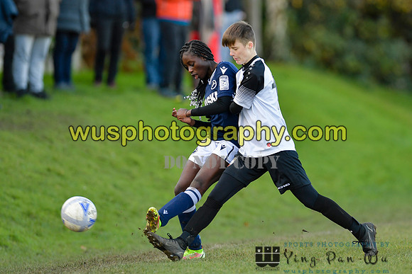 20211204-113837B Millwall Lionesses U16 v London Bees Academy U16