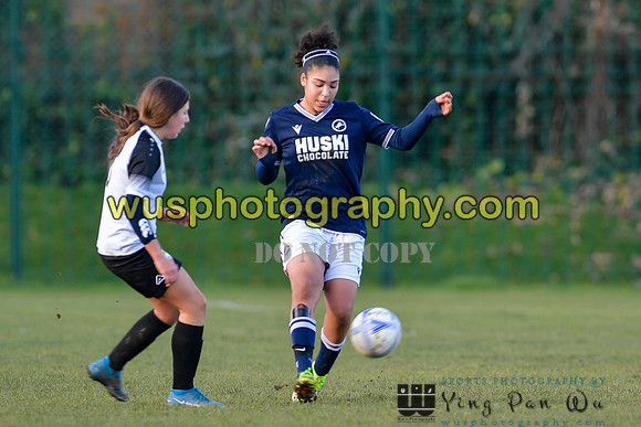 20211204-115355 Millwall Lionesses U16 v London Bees Academy U16