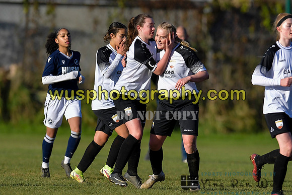 20211204-115718C Millwall Lionesses U16 v London Bees Academy U16