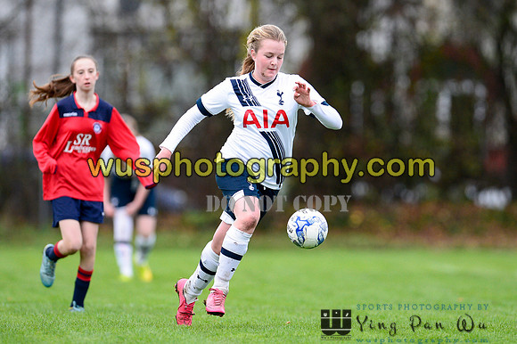 20151128-114420-2 Tottenham Hotspur Girls U14 v Hoddesdon Owls U14