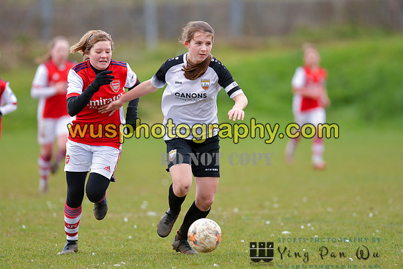 20220305-133706B London Bees Academy U14 v Arsenal FC Girls U13