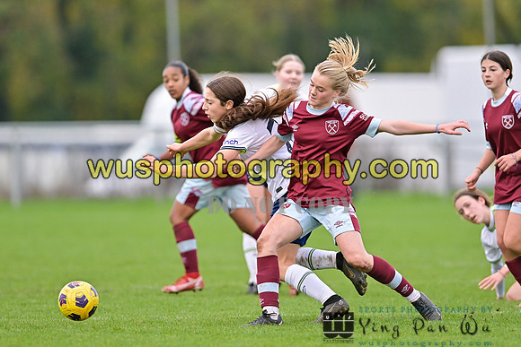 20221119-113724E Tottenham Hotspur Women FC Academy U15 v West Ham United Academy Girls U15