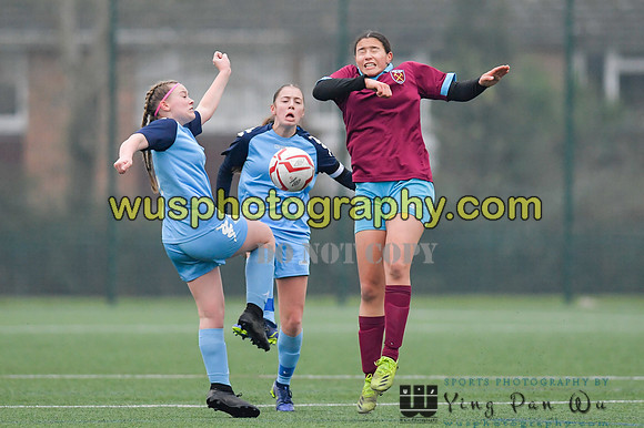 20220115-150451 West Ham United Performance Girls U16 v London City Lionesses U16