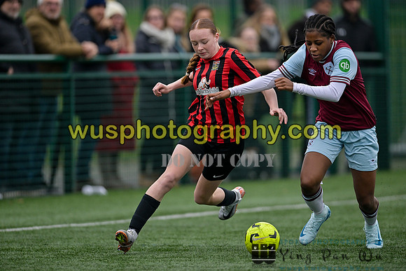 20241130-100418 West Ham United Warriors Girls U14 v Fareham Town Youth FC Girls U14