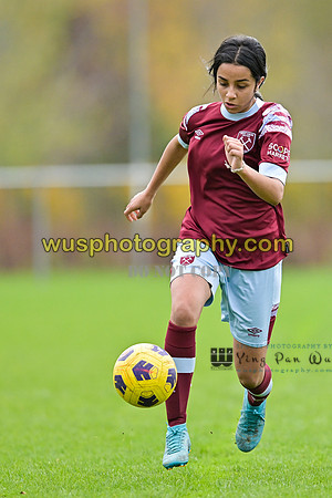 20221119-112216D Tottenham Hotspur Women FC Academy U15 v West Ham United Academy Girls U15