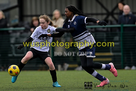 20250222-104742A Millwall Lionesses U12 v New Level Soccer Girls U12