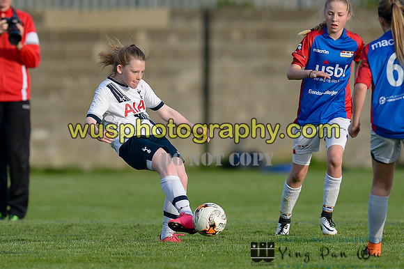 20160505-185622-2 Tottenham Hotspur Girls U12 and U13 v Årvoll IL Girls U12 and U13